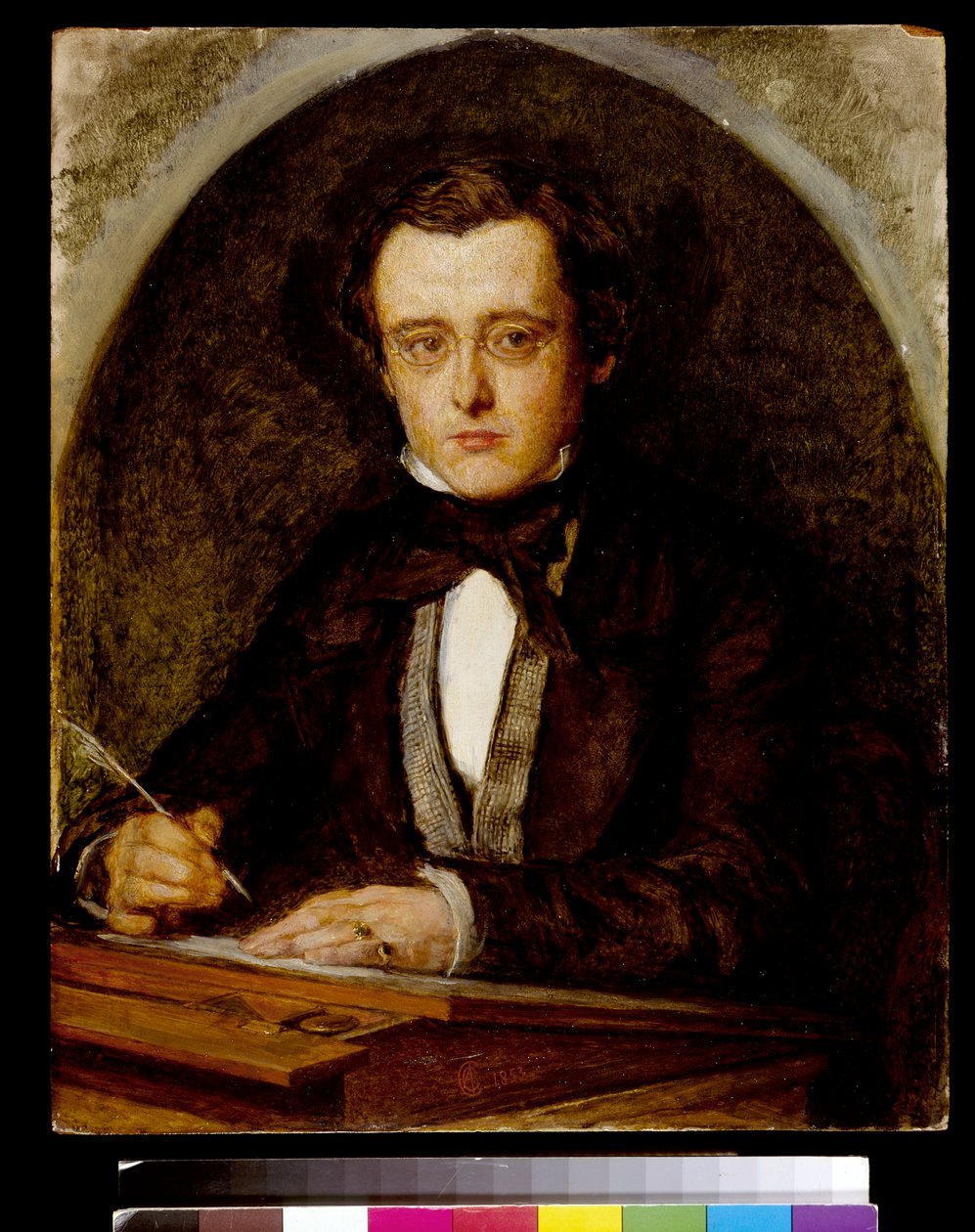 Porträt von Wilkie Collins (1824-89) 1853 von Charles Collins