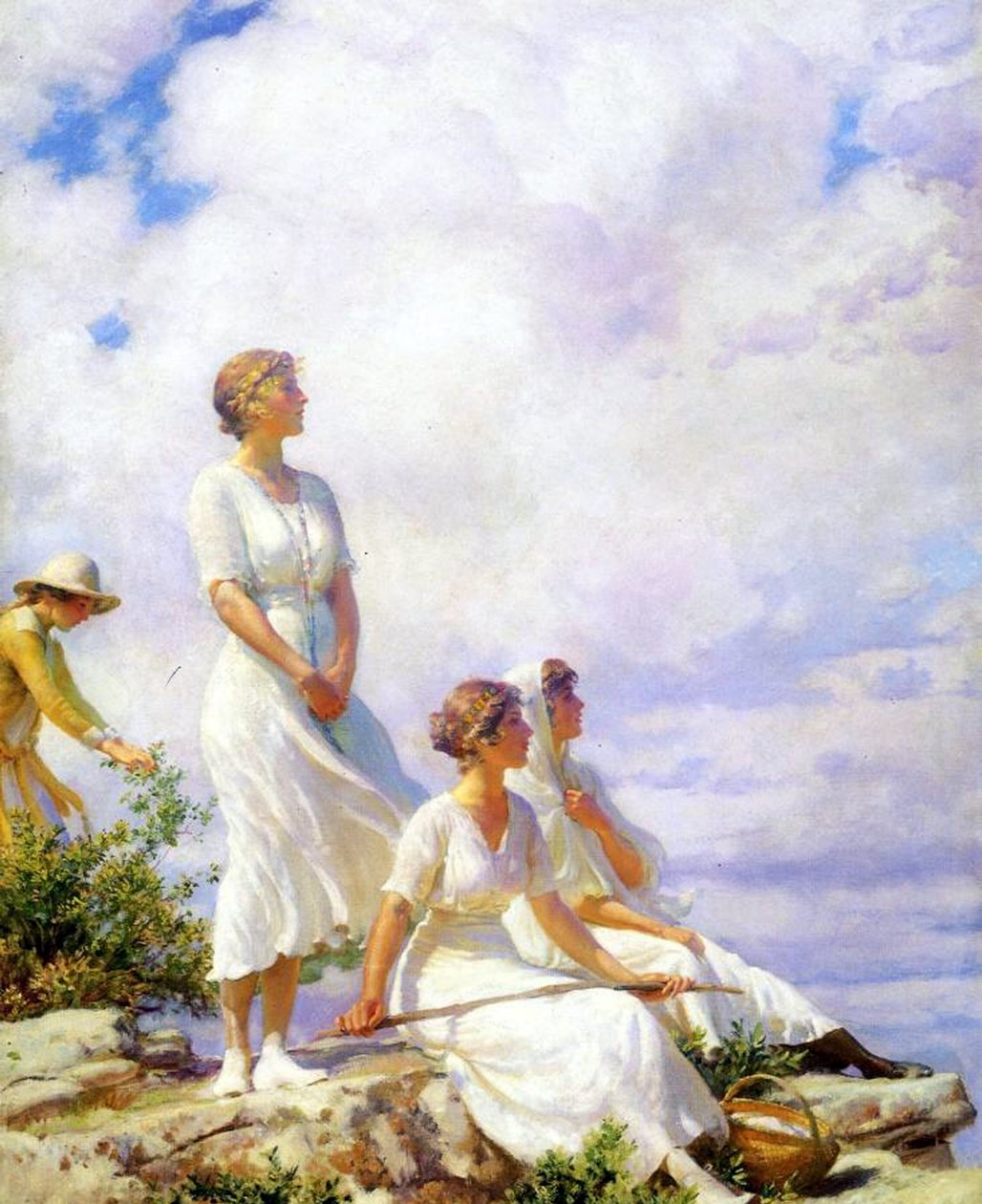 Sommerwolken, 1917 von Charles Courtney Curran
