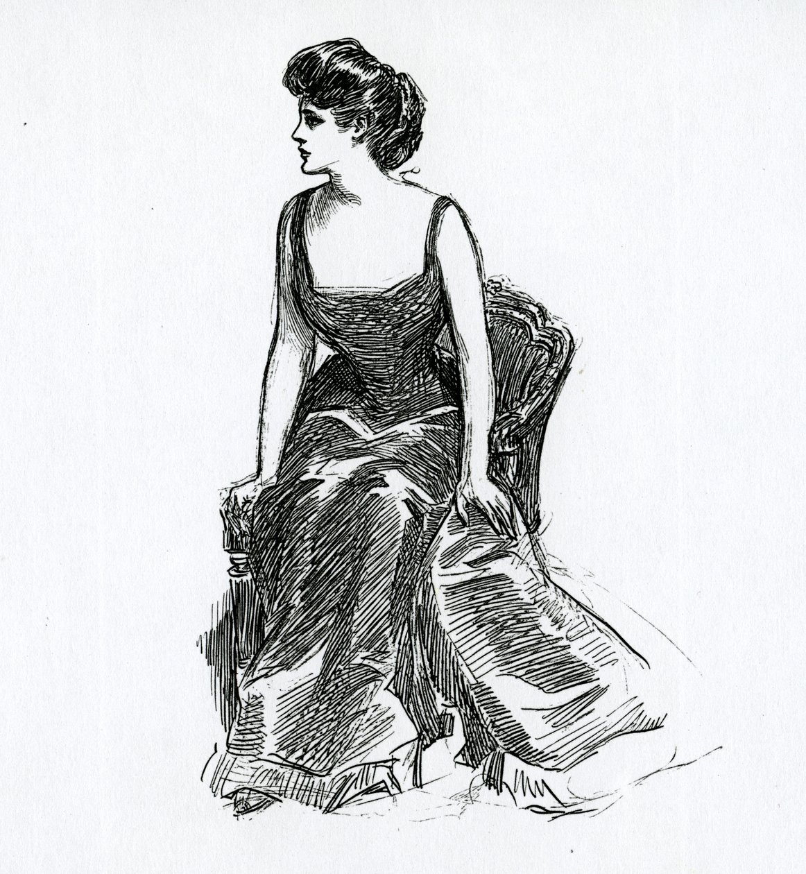 Ein Gibson-Mädchen, ca. 1902 von Charles Dana Gibson