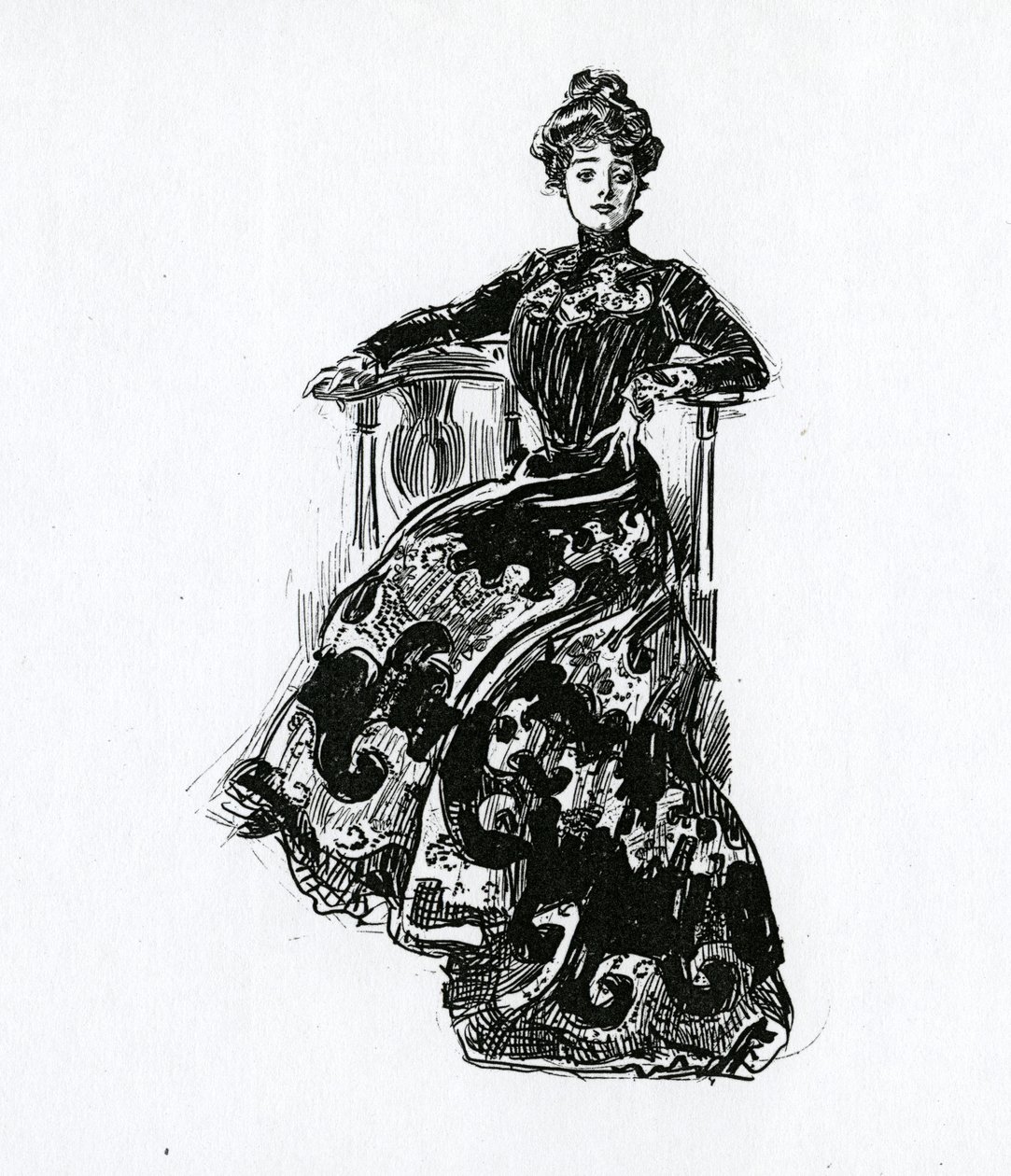 Ein Gibson-Mädchen, ca. 1902 von Charles Dana Gibson