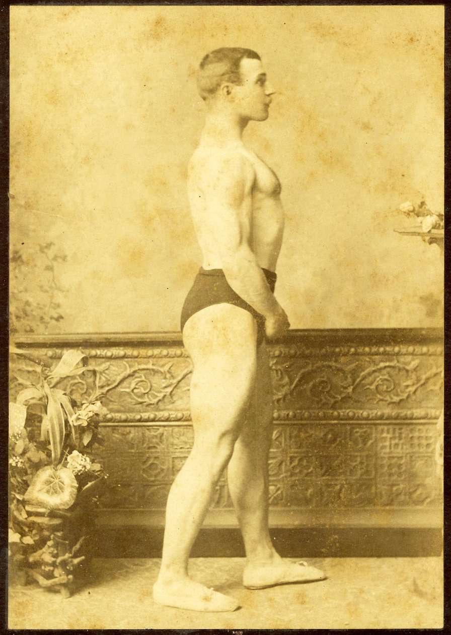 Porträt eines Kraftmenschen, ca. 1890 von Charles Eisenmann
