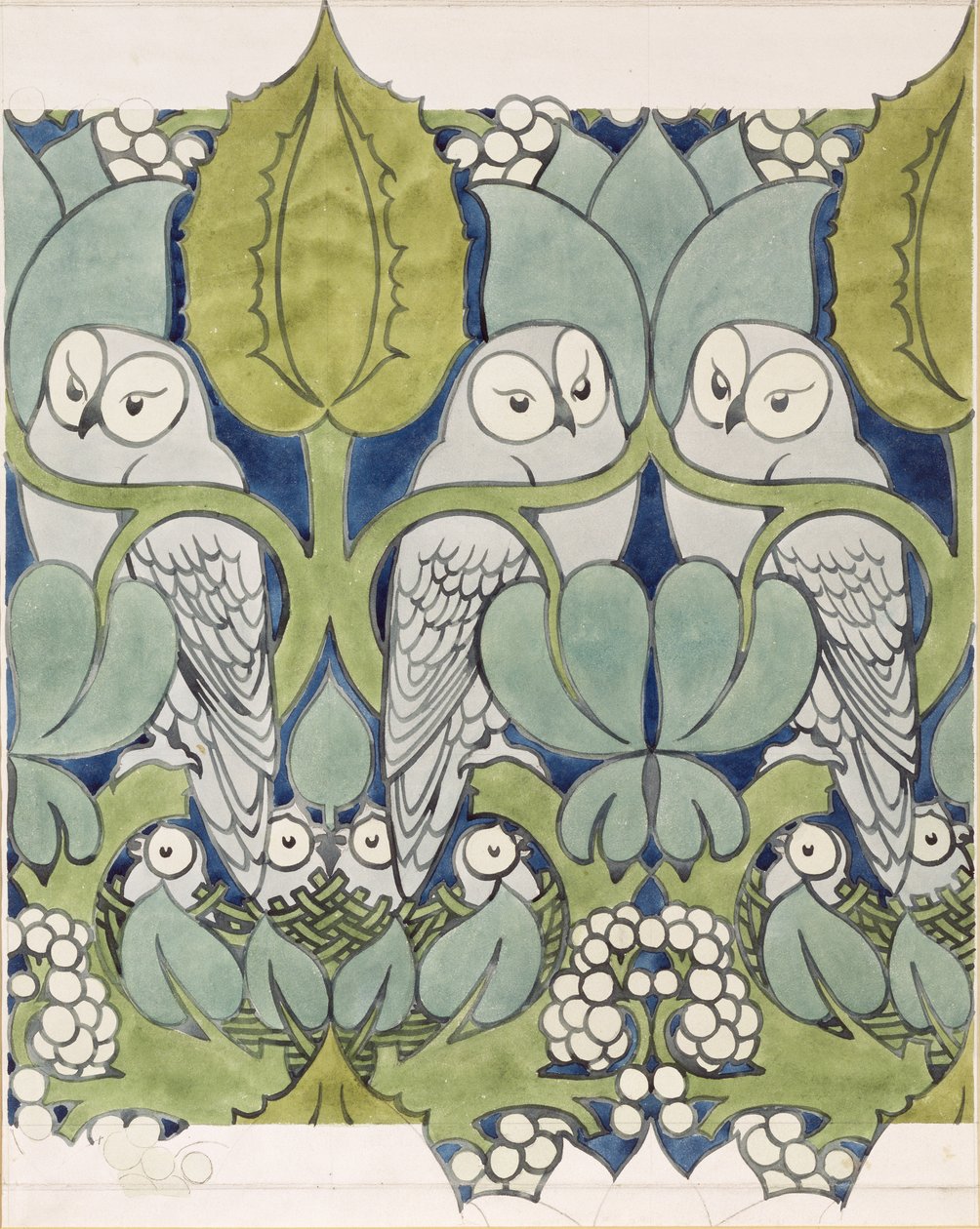 Eulen, 1913 von Charles Francis Annesley Voysey