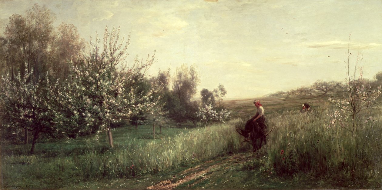 Frühling, 1857 von Charles Francois Daubigny