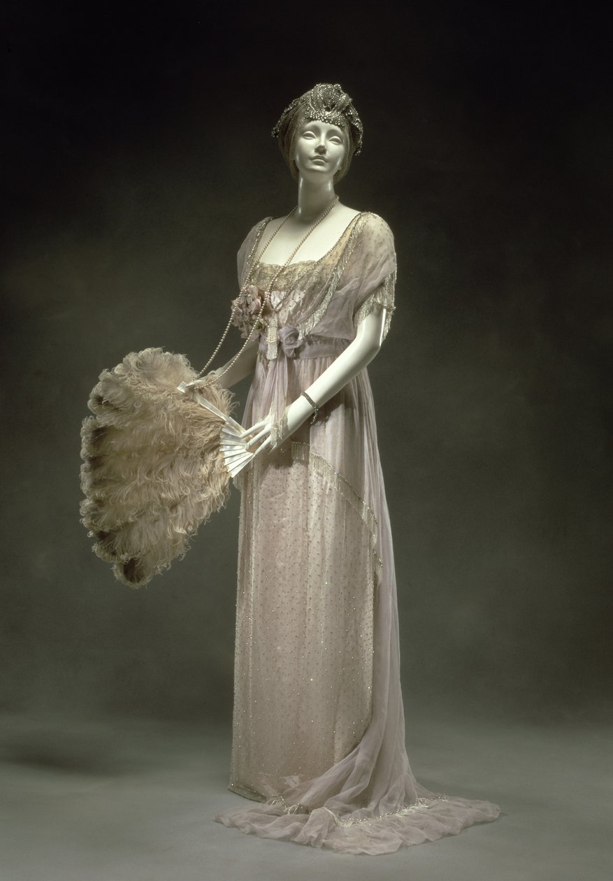 Abendkleid, 1914 (Textil) von Charles Frederick Worth