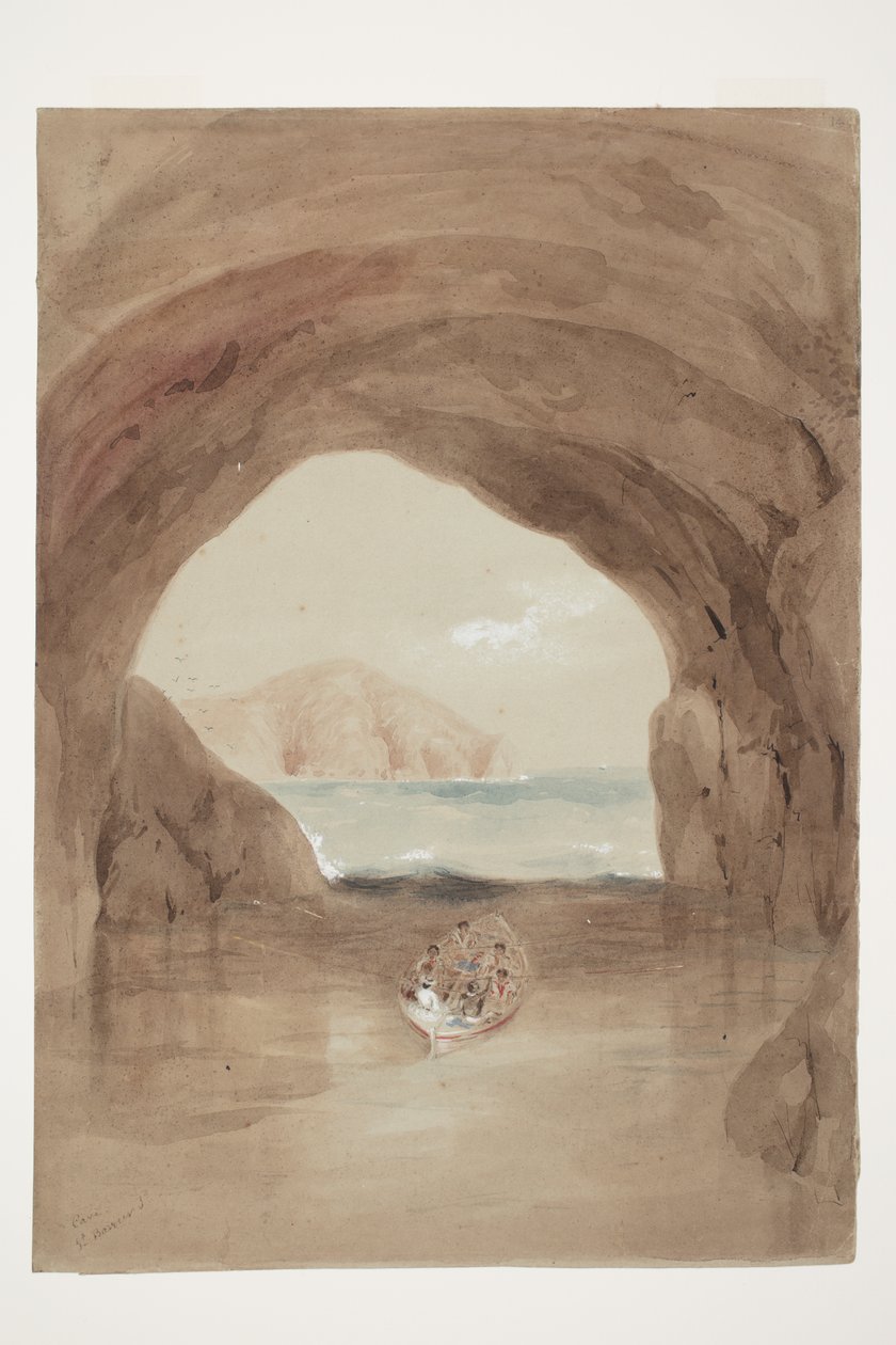 Höhle Great Barrier Island von Charles Heaphy von Charles Heaphy
