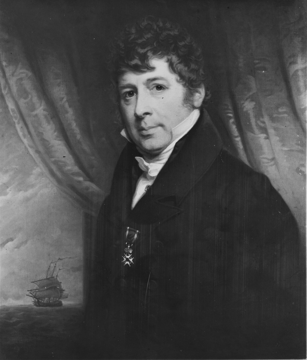 Porträt von Hendrik Doeff (1764 - 1837) von Charles Howard Hodges