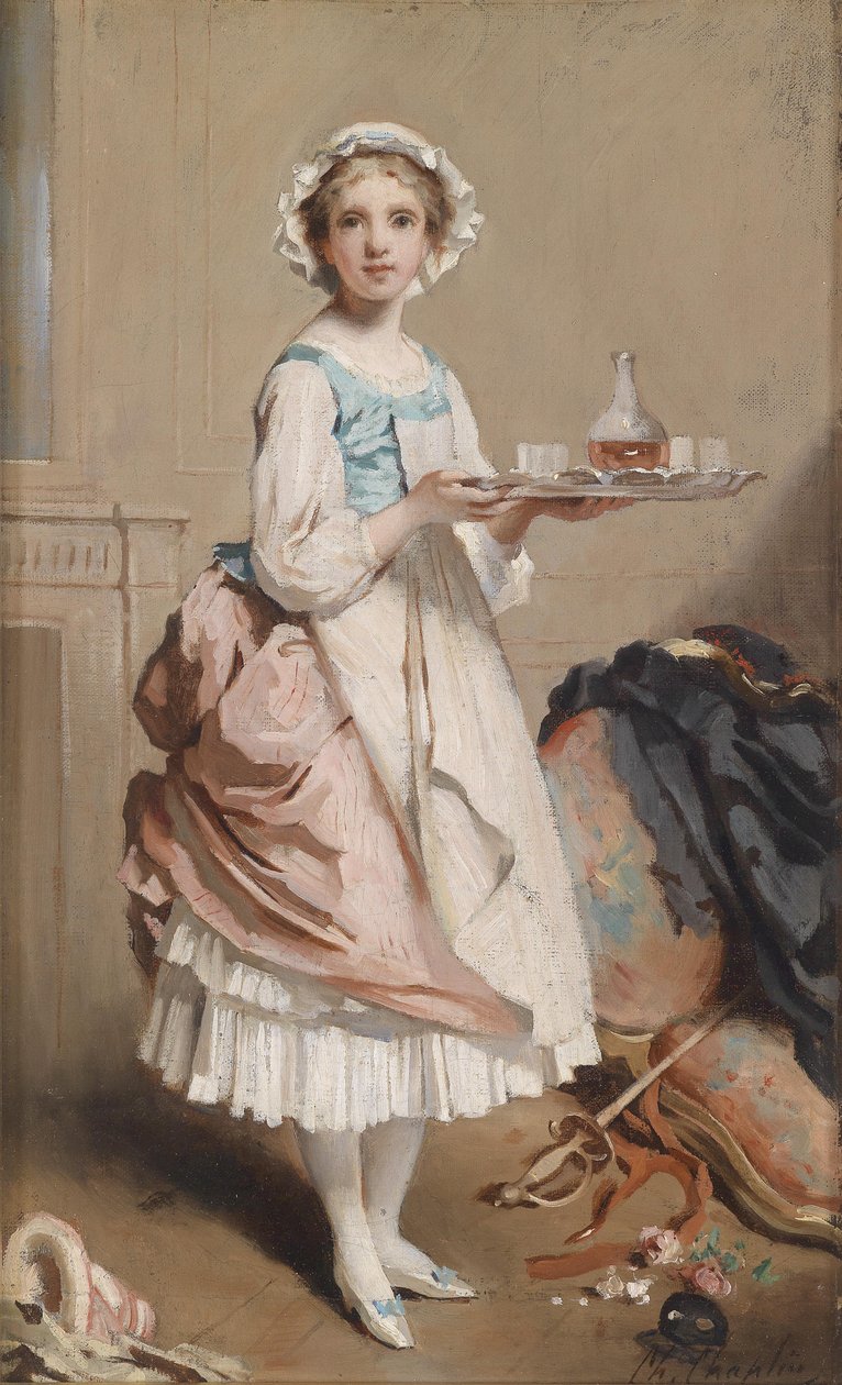 Das Stubenmädchen von Charles Joshua Chaplin