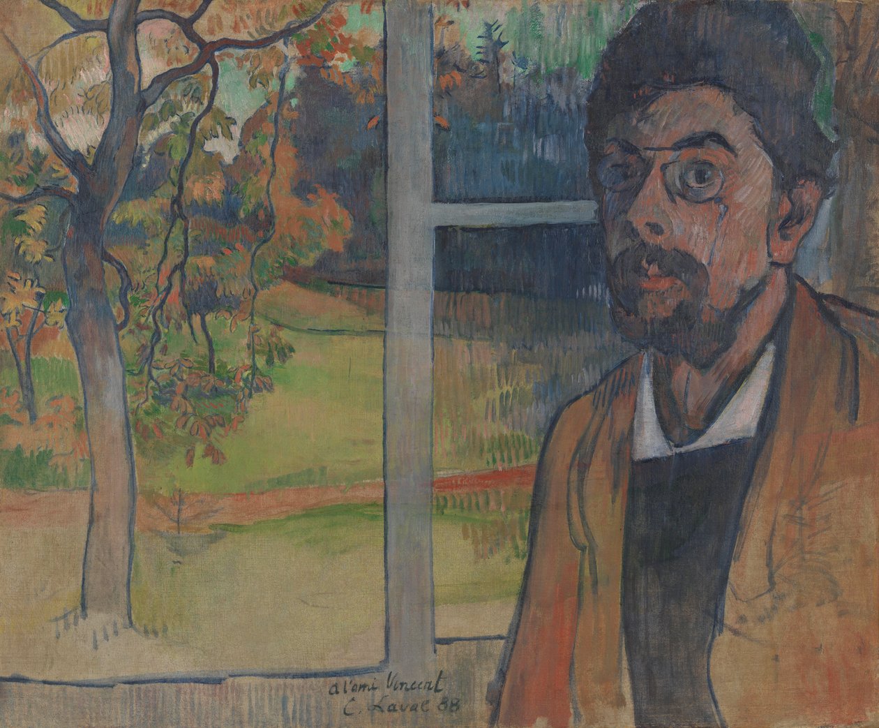 Selbstporträt von Charles Laval