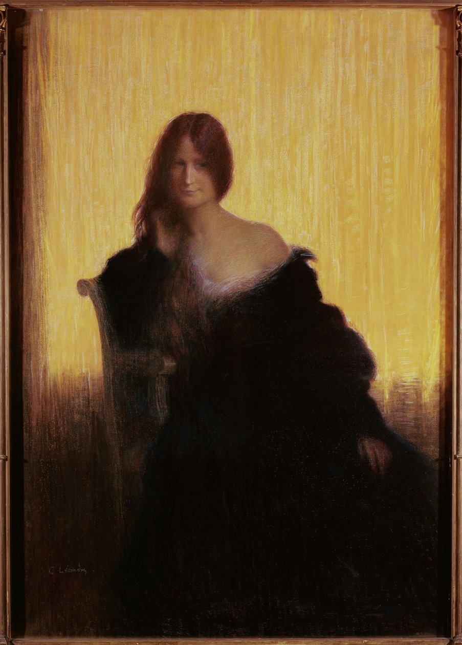 Porträt einer Frau von Charles Leandre