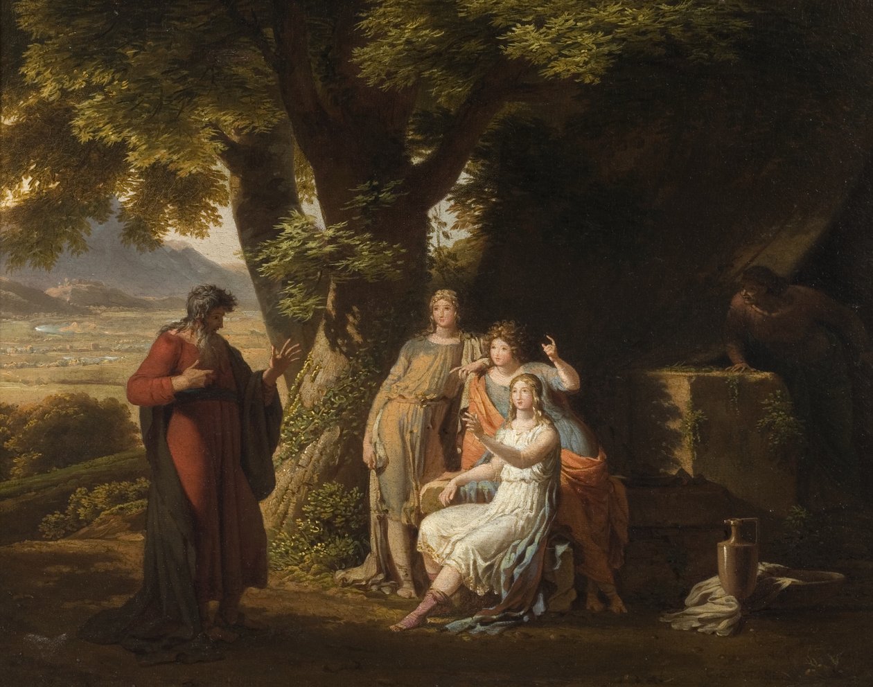 Moses und die Töchter von Jethro von Charles Lock Eastlake