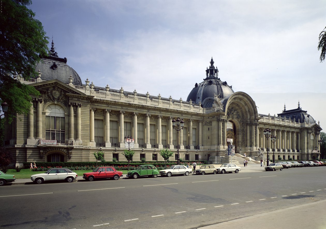 Ansicht der Fassade des Petit-Palais, erbaut 1900 von Charles Louis Girault