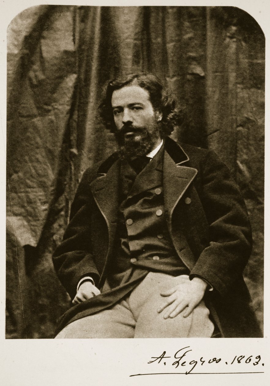 Alphonse Legros 6. Oktober 1863 von Charles Lutwidge Dodgson