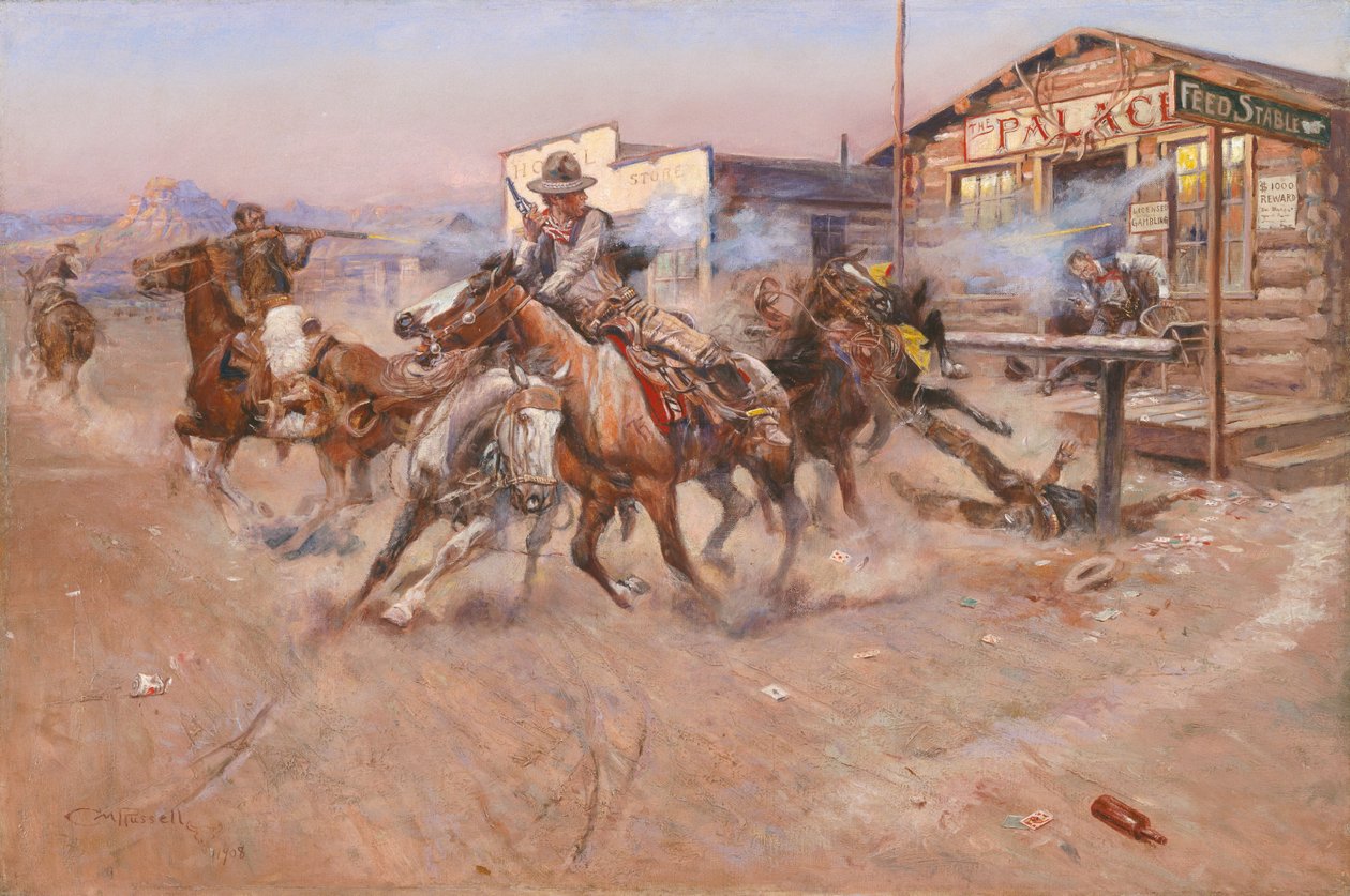 Rauch einer .45 von Charles Marion Russell