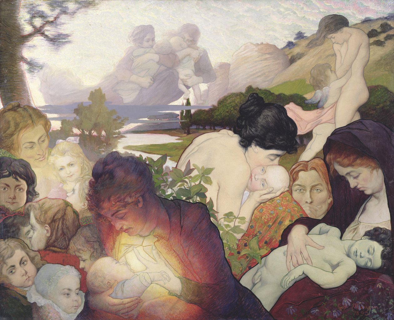 Mutterschaft, 1893 von Charles Maurin