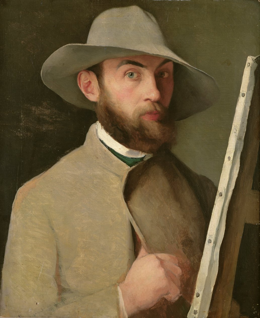 Selbstporträt, ca. 1890 von Charles Maurin