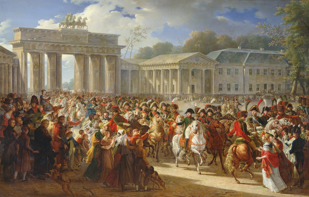 Einzug Napoleons I. (1769-1821) in Berlin, 27. Oktober 1806, 1810 von Charles Meynier