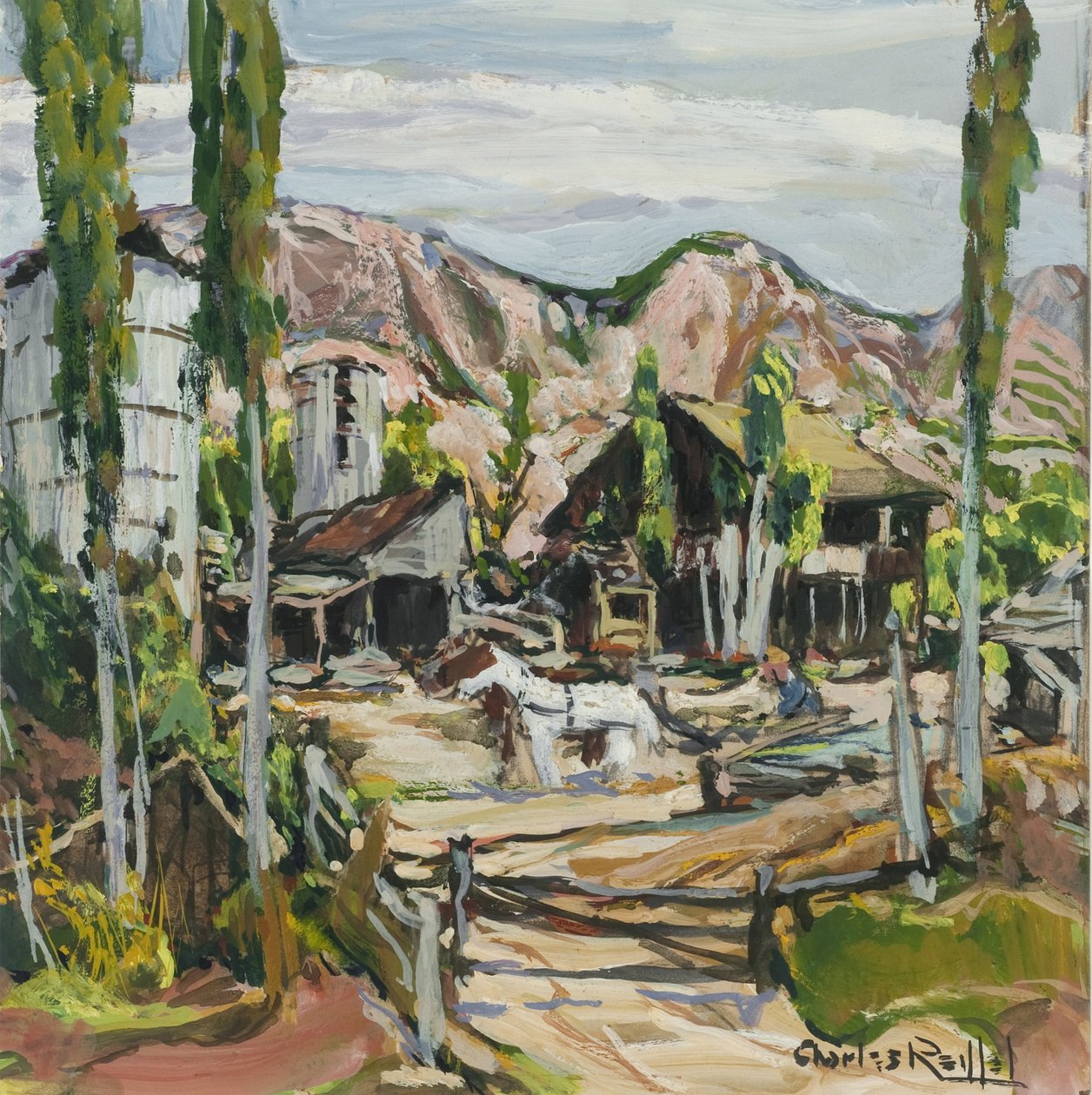 Alte Ranch Mission Valley, ca. 1930 von Charles P. Reiffel