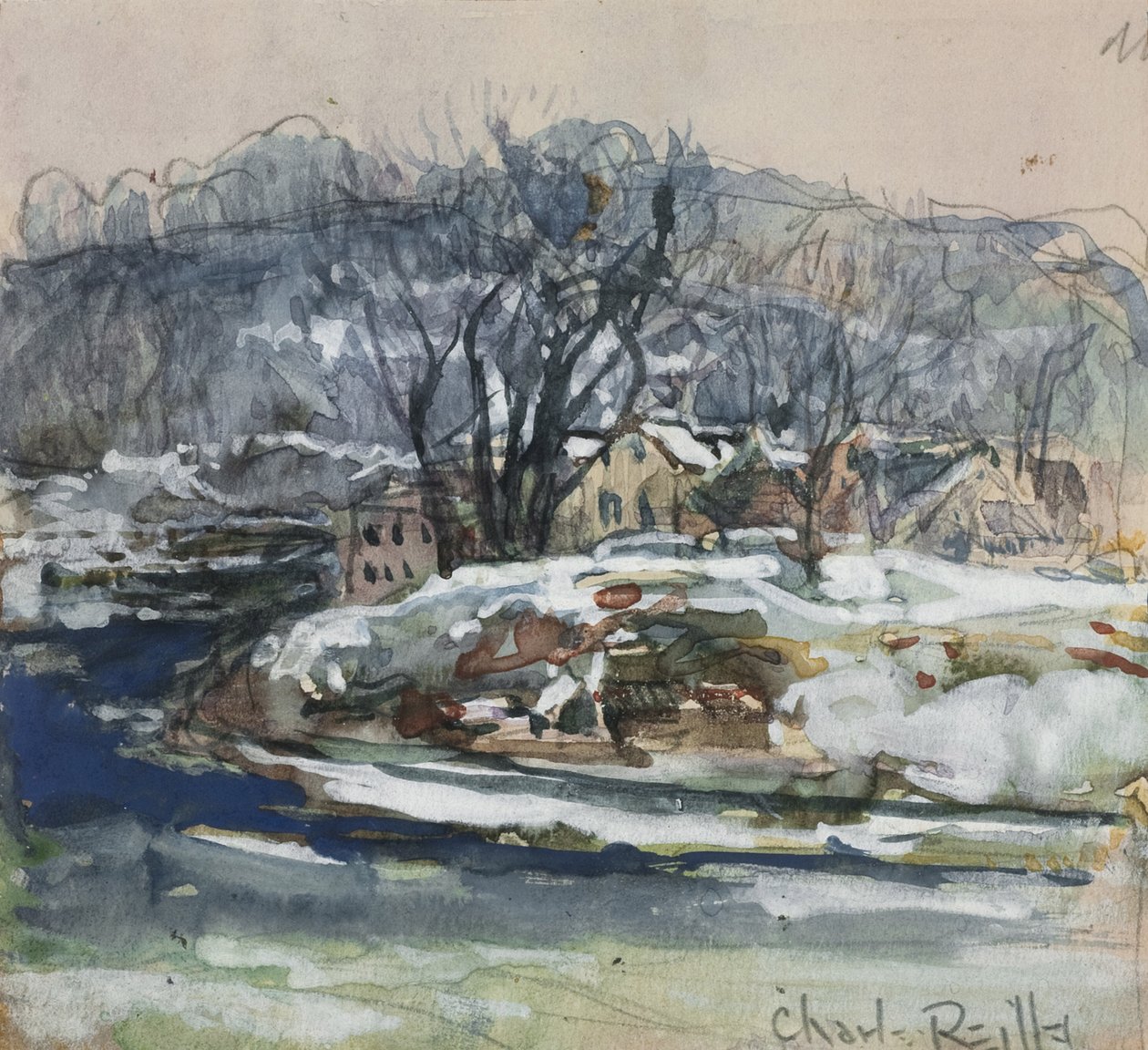 Winterlandschaft von Charles P. Reiffel