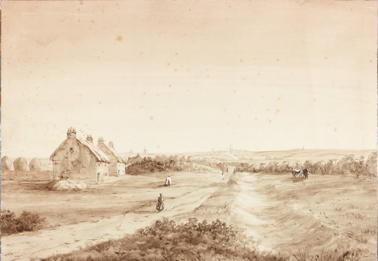 Teil der römischen Mauer von Charles Richardson