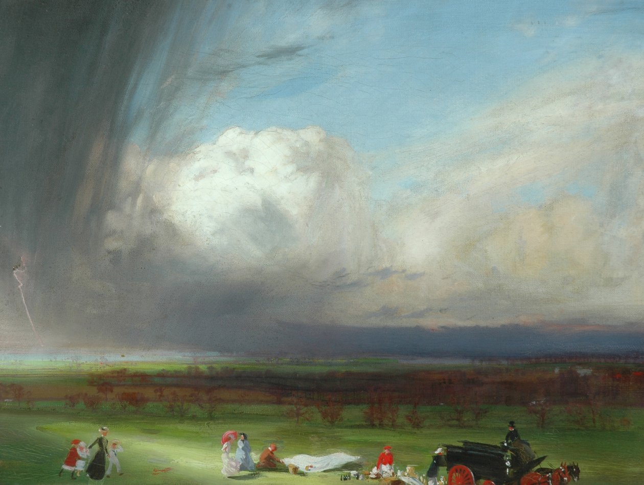 Ein unterbrochenes Picknick, 1901 von Charles Sims