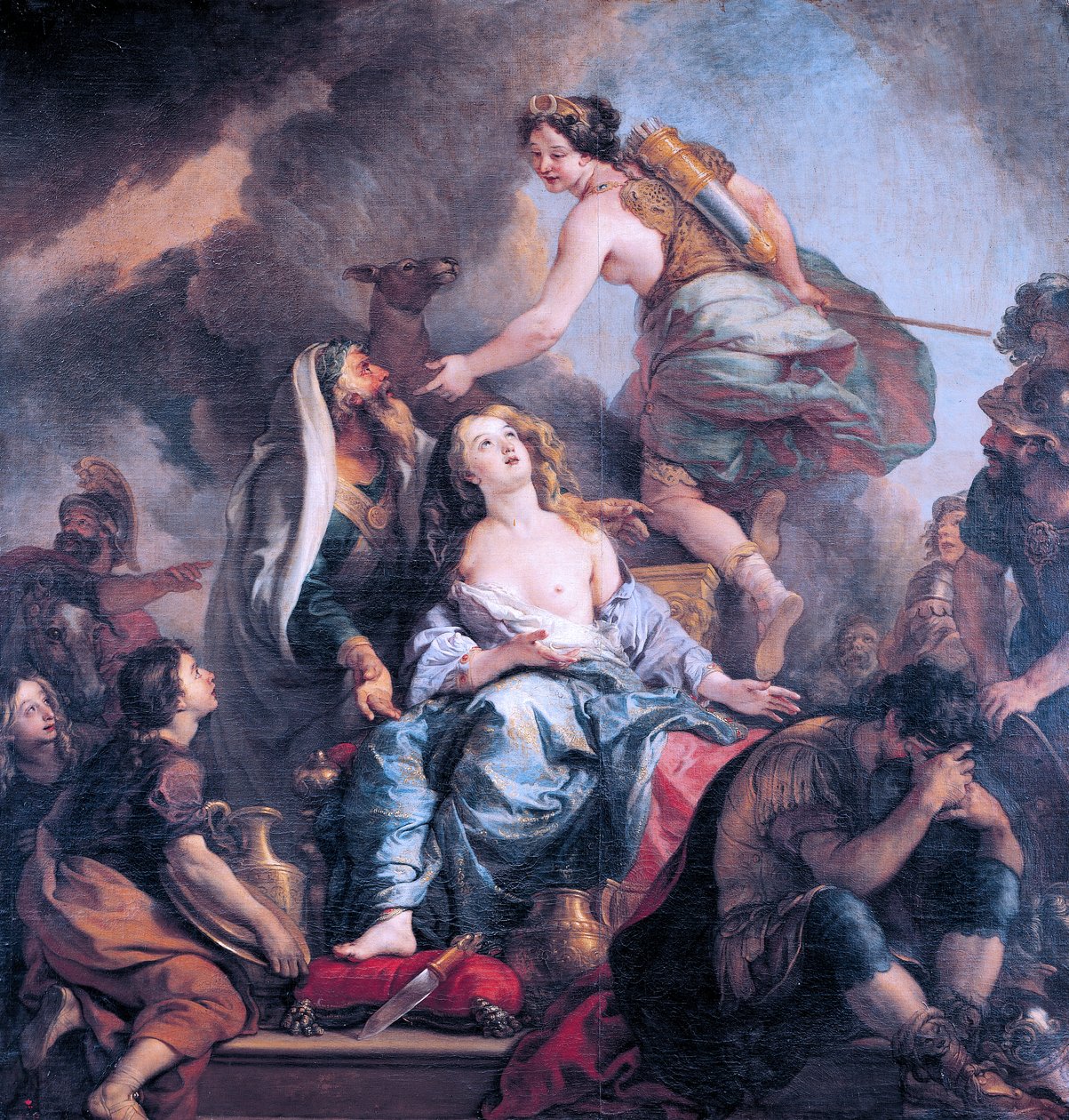 Das Opfer der Iphigenie von Charles de la Fosse