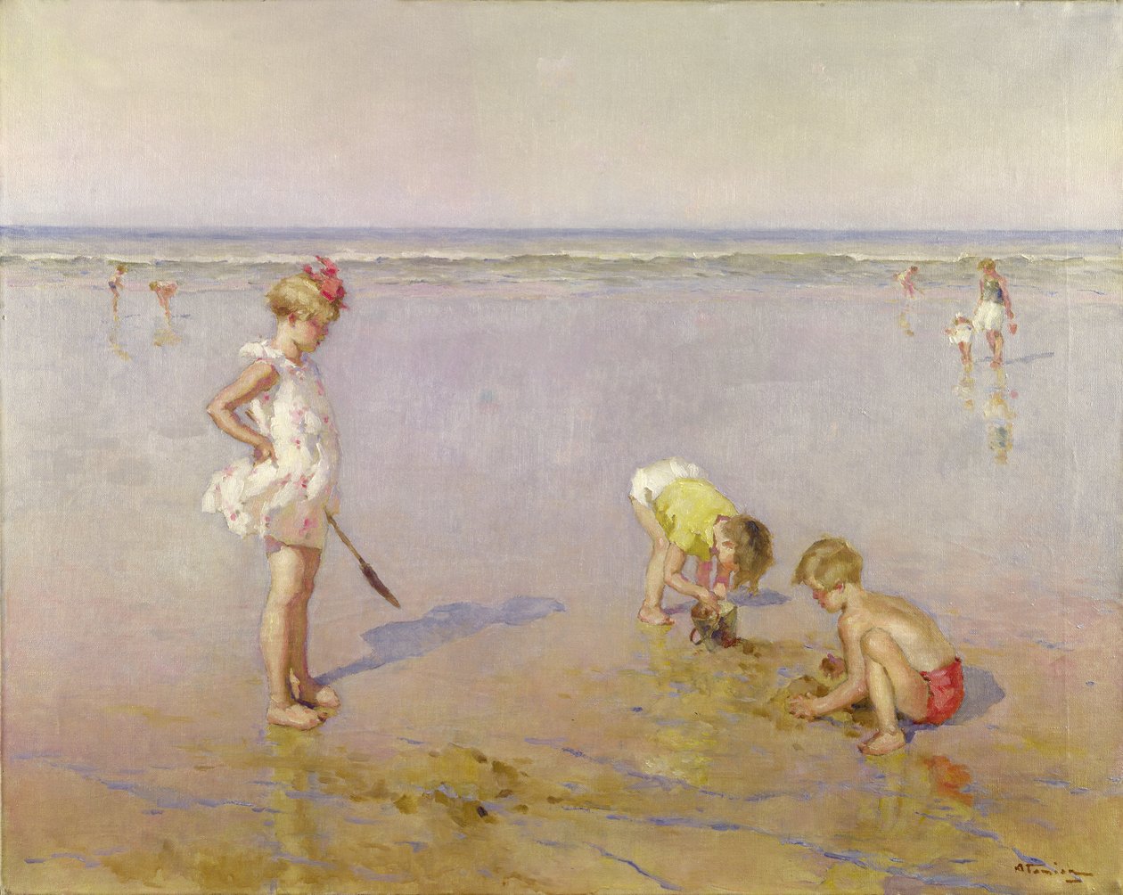 Strandszene von Charles Garabed Atamian