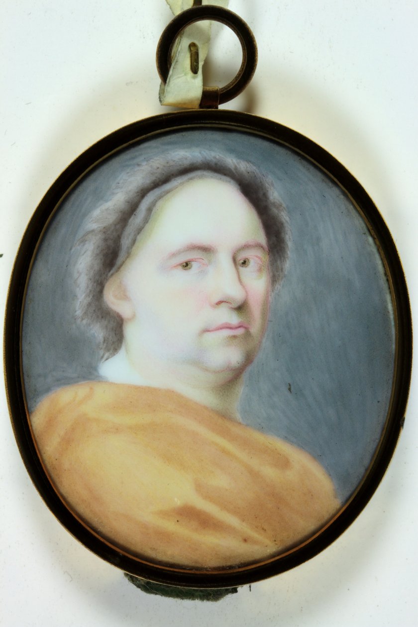Humphrey Wanley (Email) von Charles (attr.to) Boit
