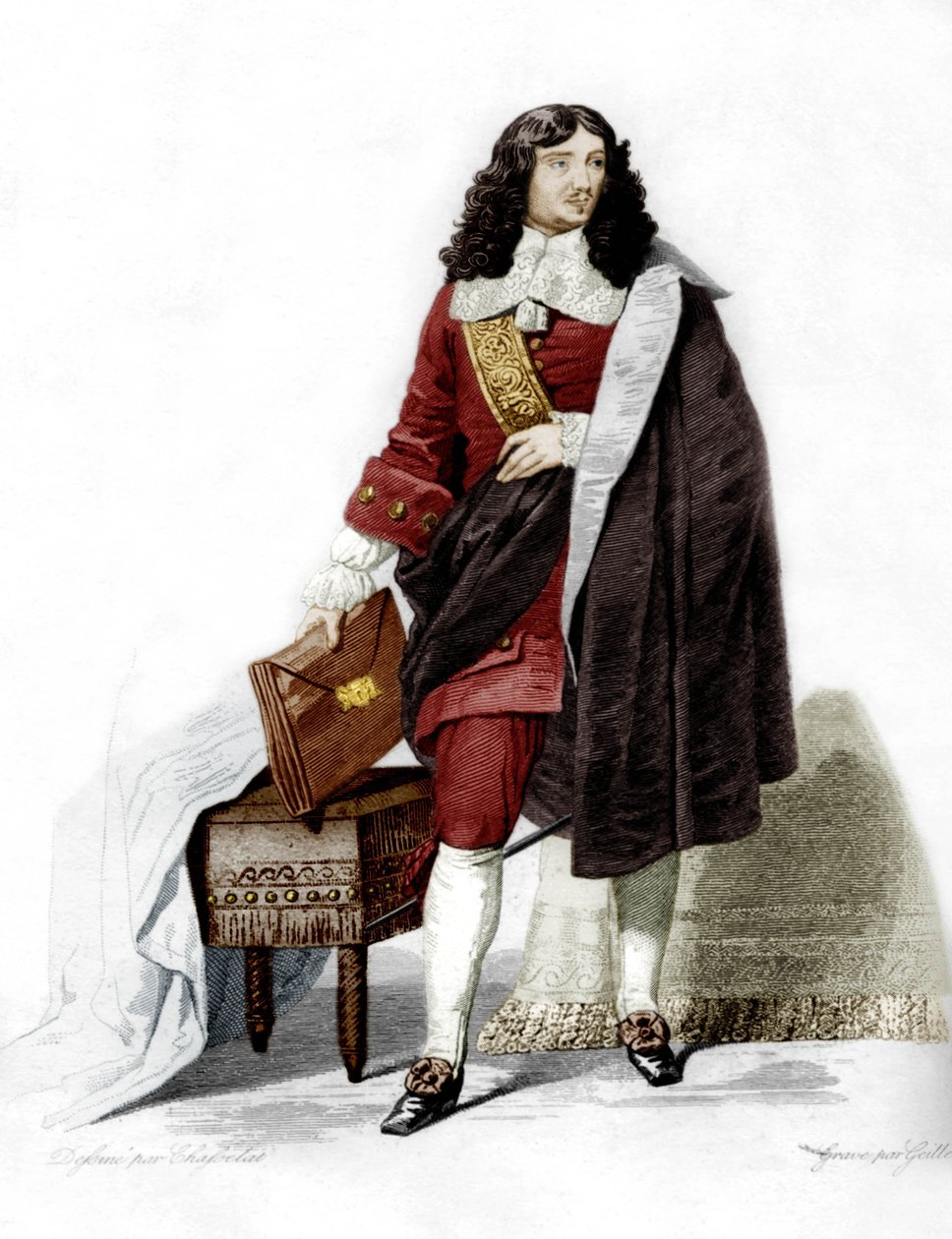 Jean-Baptiste Colbert von Charles Abraham (after) Chasselat