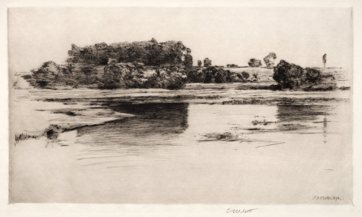 Der Charles River, 1890 von Charles Adams Platt
