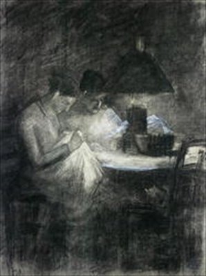 Die Näherinnen von Charles Angrand