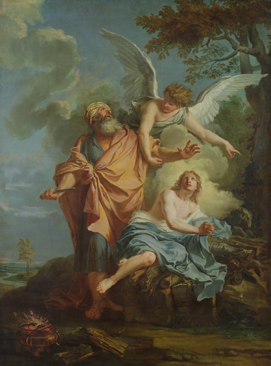 Abraham opfert von Charles Antoine Coypel