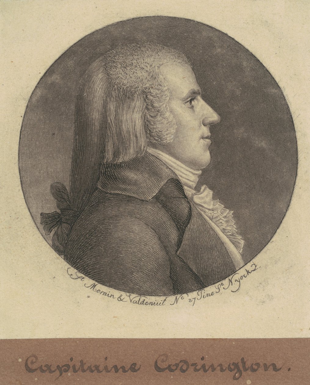 Kapitän Codrington von Charles B. J. Févret de Saint Mémin