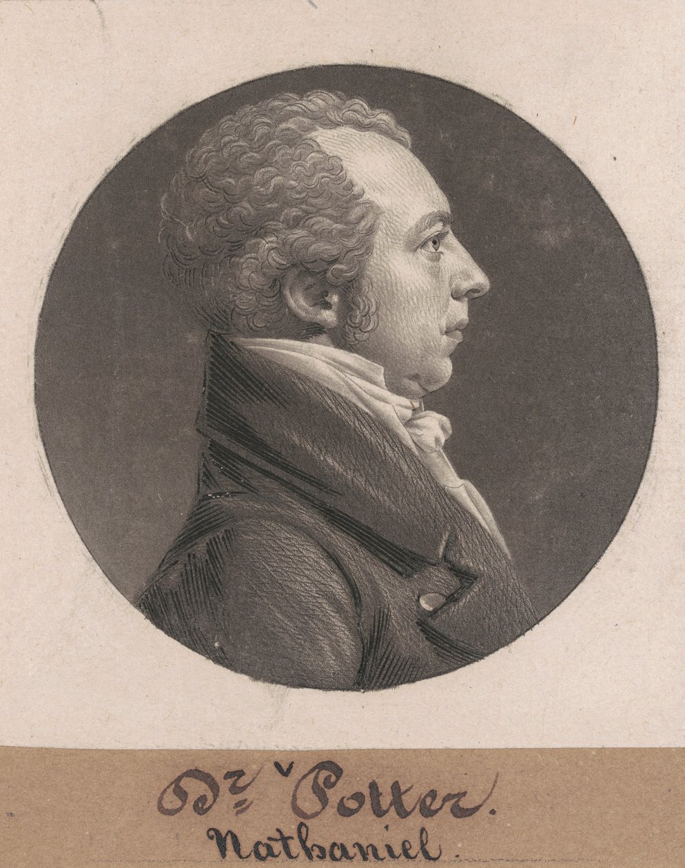 Nathaniel Potter von Charles B. J. Févret de Saint Mémin