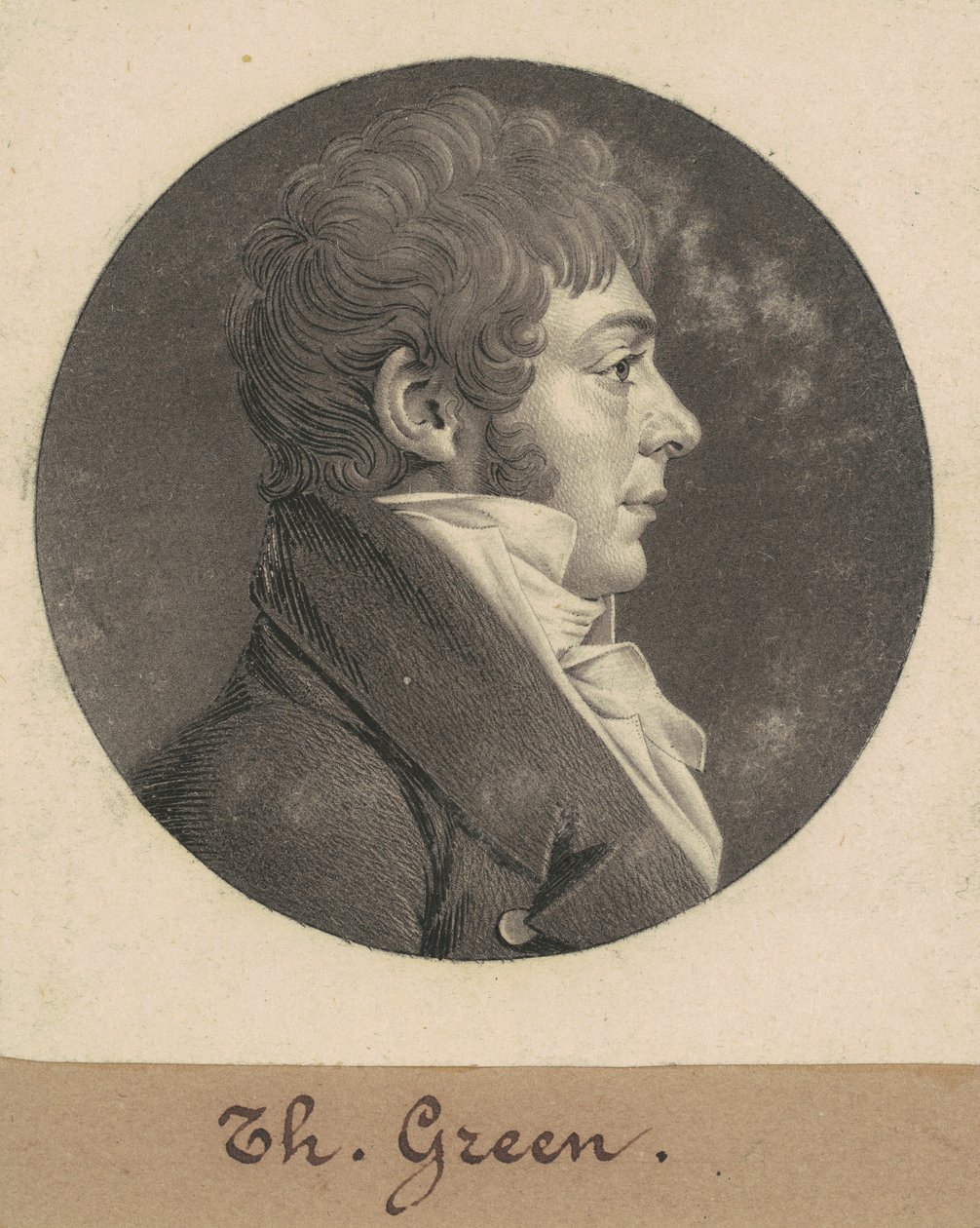 Thomas Green von Charles B. J. Févret de Saint Mémin