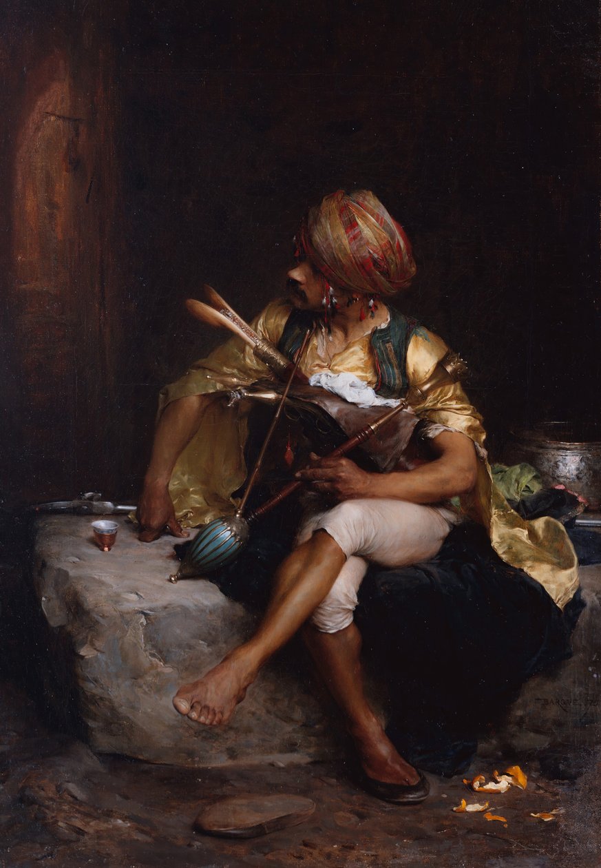 Ein Bashi-Bazouk, 1875 von Charles Bargue