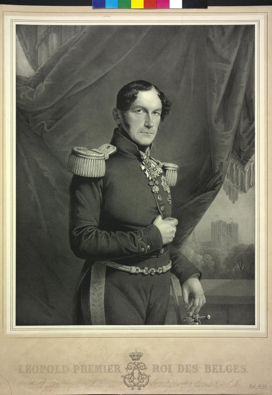 König der Belgier Leopold I. von Charles Baugniet