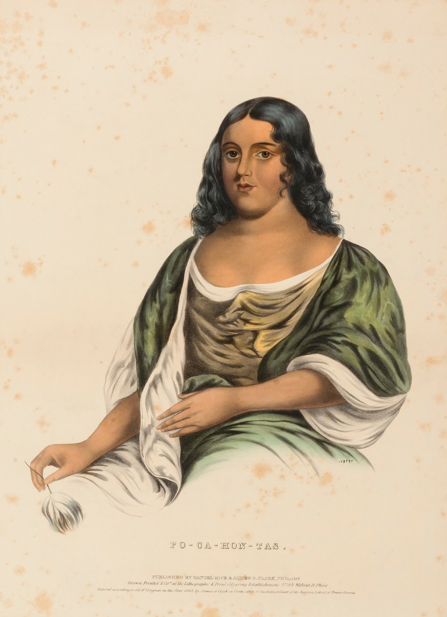 PO-CA-HON-TAS von Charles Bird King