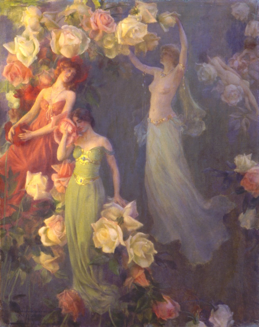 Der Duft der Rosen von Charles C. Curran