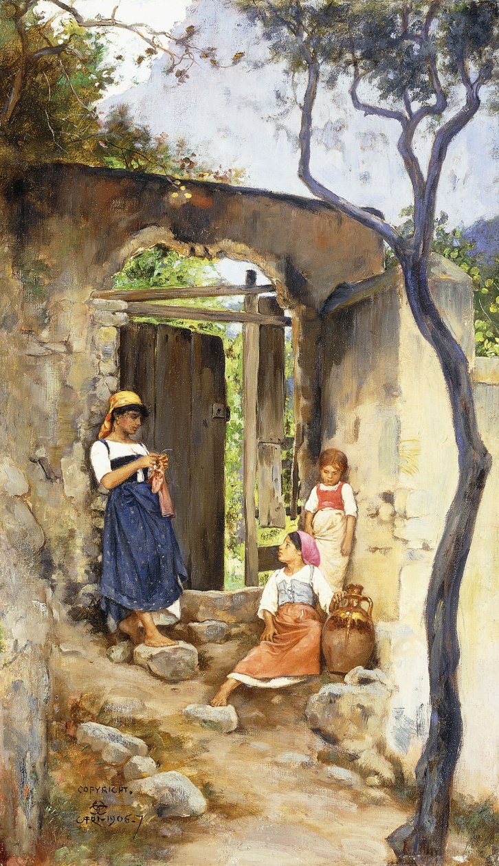 Die Gartentür, 1906-1907 von Charles Caryl Coleman