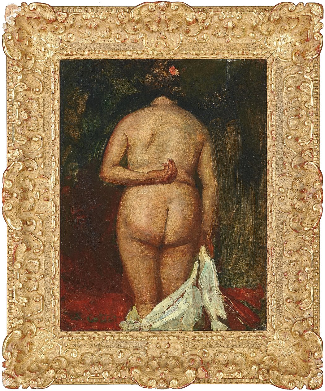 Der Rücken des Aktes von Charles Cottet