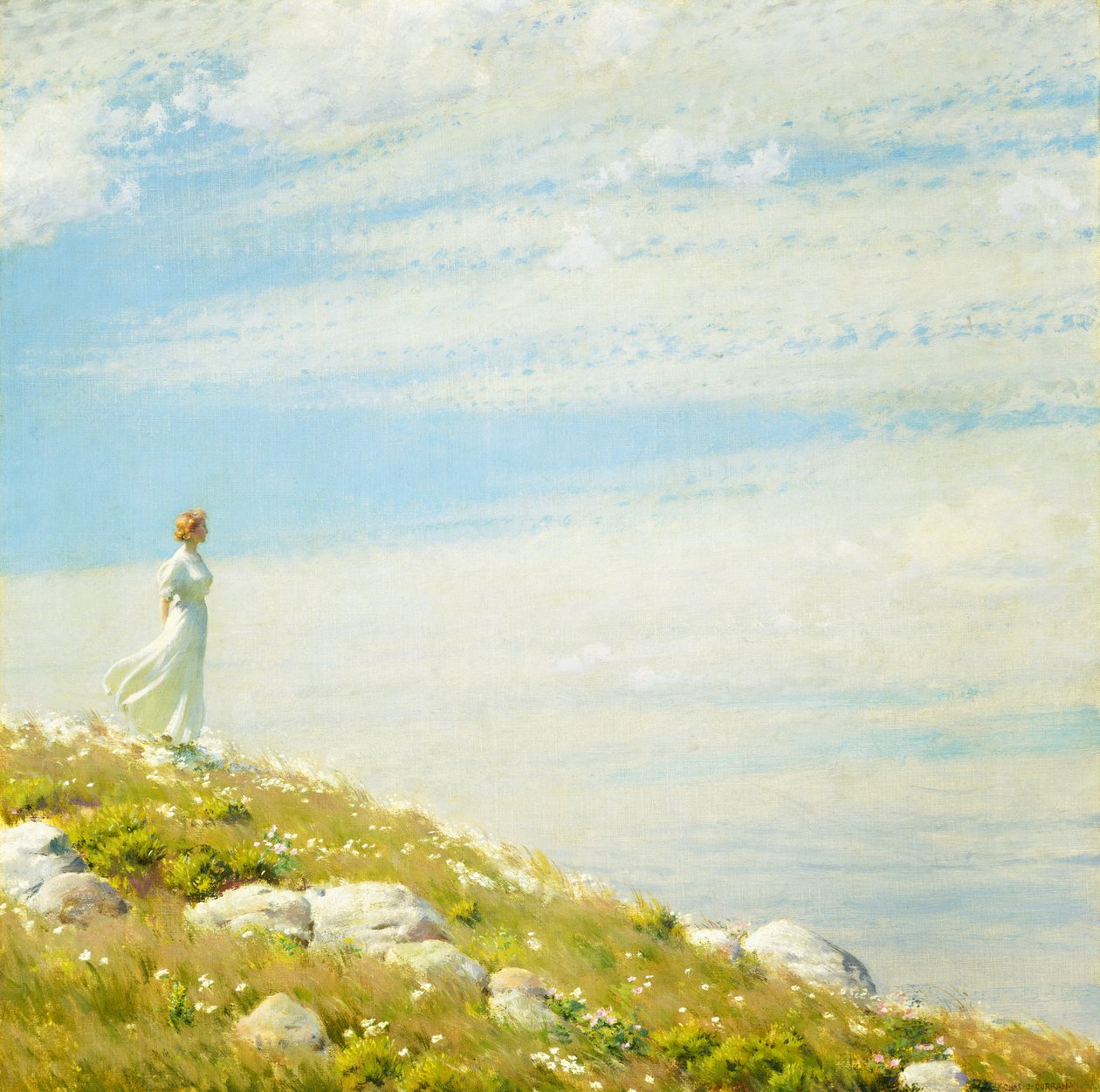 Ein windiger Tag von Charles Courtney Curran