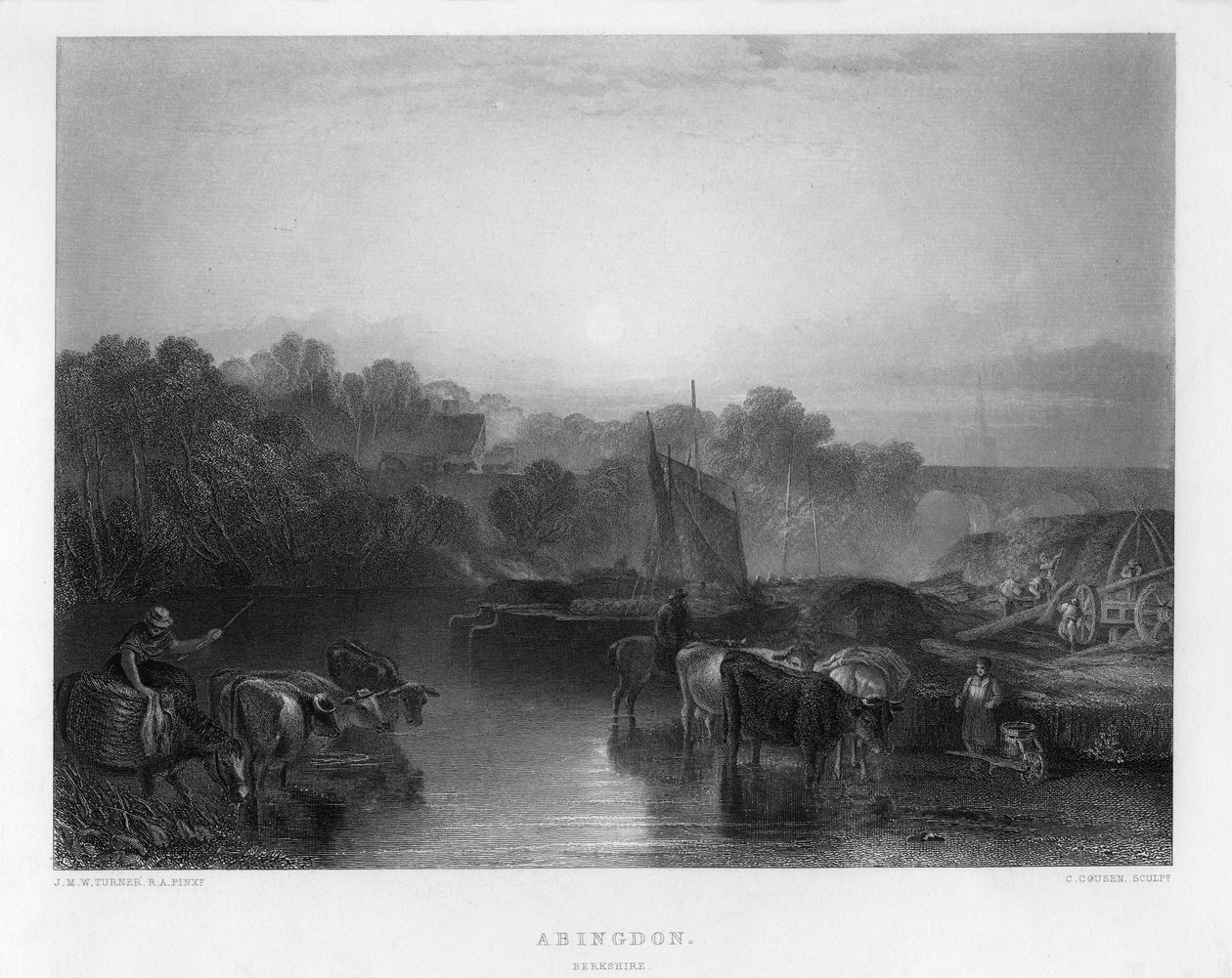 Abingdon, 19. Jahrhundert von Charles Cousen