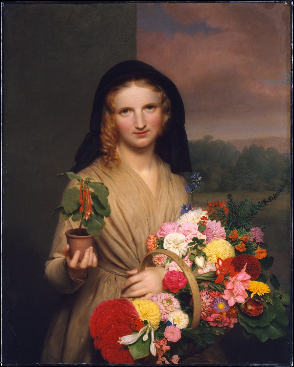 Das Blumenmädchen von Charles Cromwell Ingham