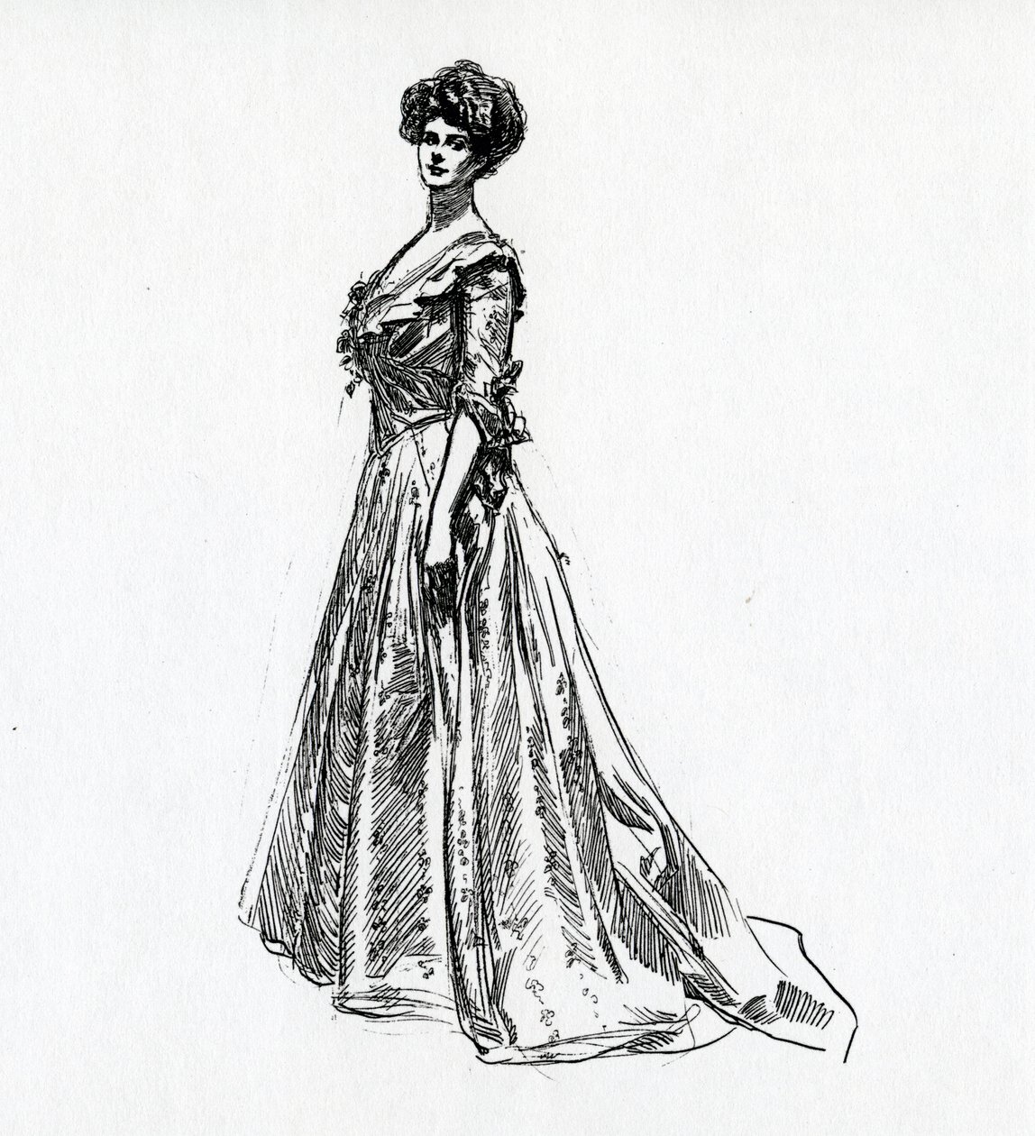 Ein Gibson-Mädchen, ca. 1902 von Charles Dana Gibson