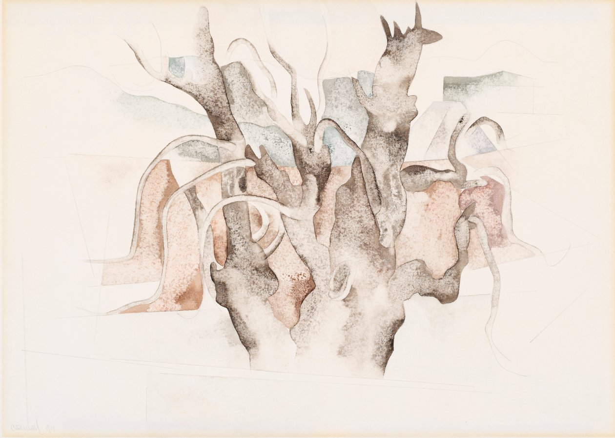 Bermuda - Bäume, 1917 von Charles Demuth