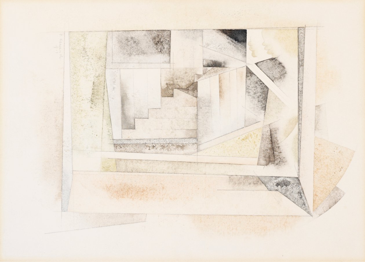 Bermuda, Treppe, 1917 von Charles Demuth