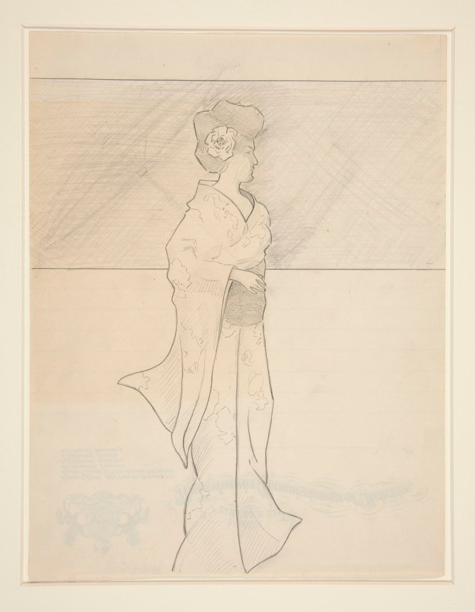 Japanische Dame von Charles Demuth