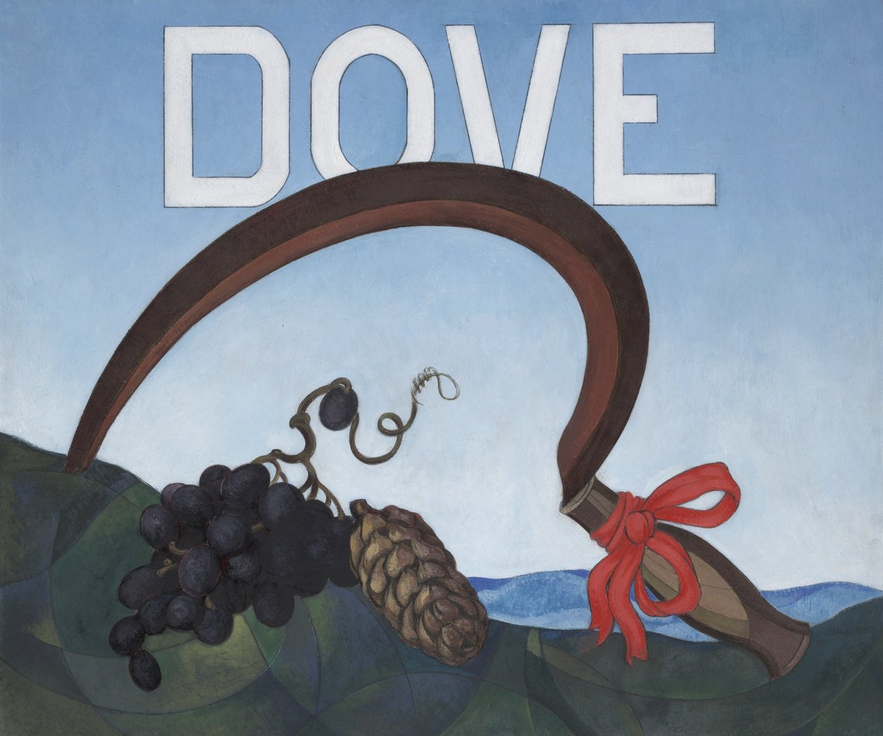 Poster Porträt: Taube von Charles Demuth