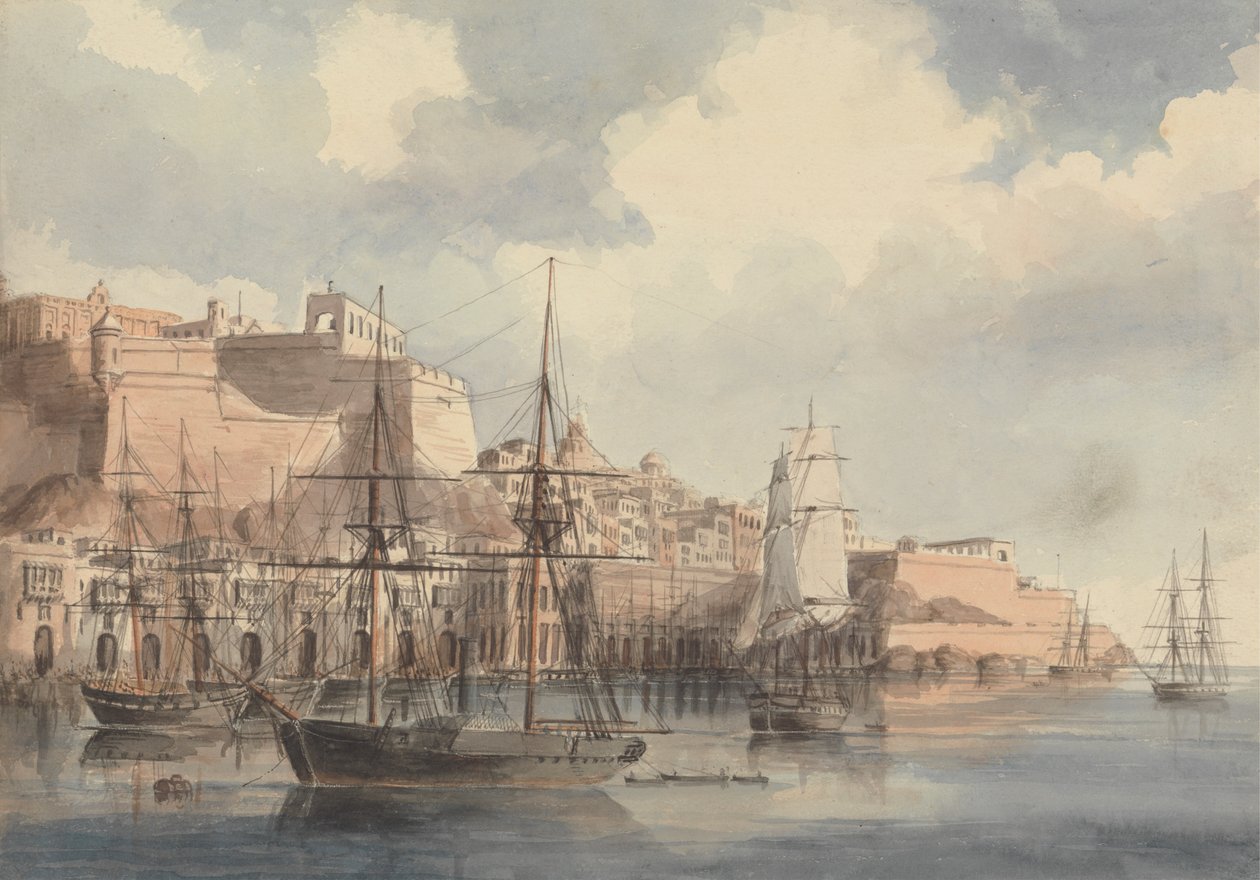Blick auf Malta von Charles Dyce