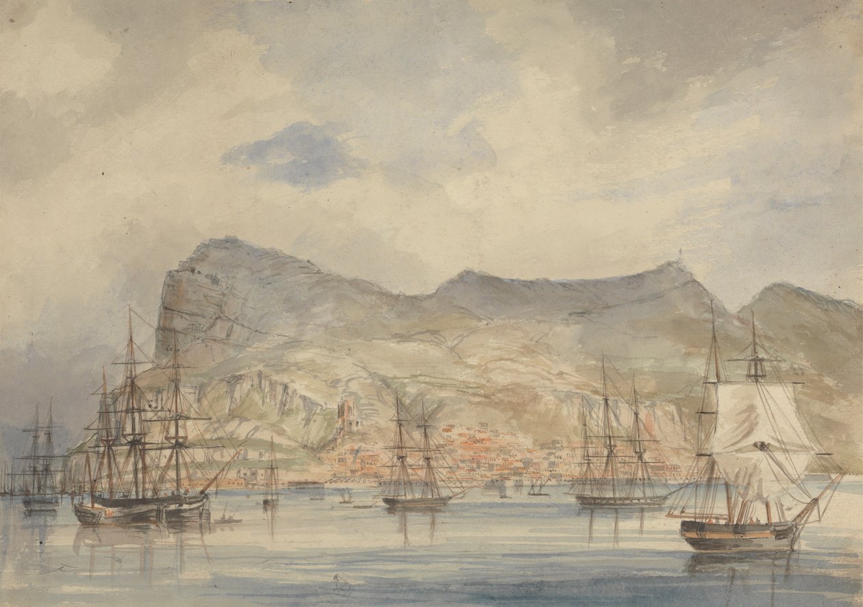 Blick auf Gibraltar von Charles Dyce